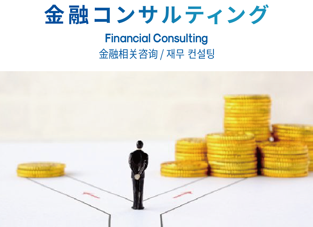 金融コンサルティング Financial Consulting 金融相关咨询 / 재무 컨설팅